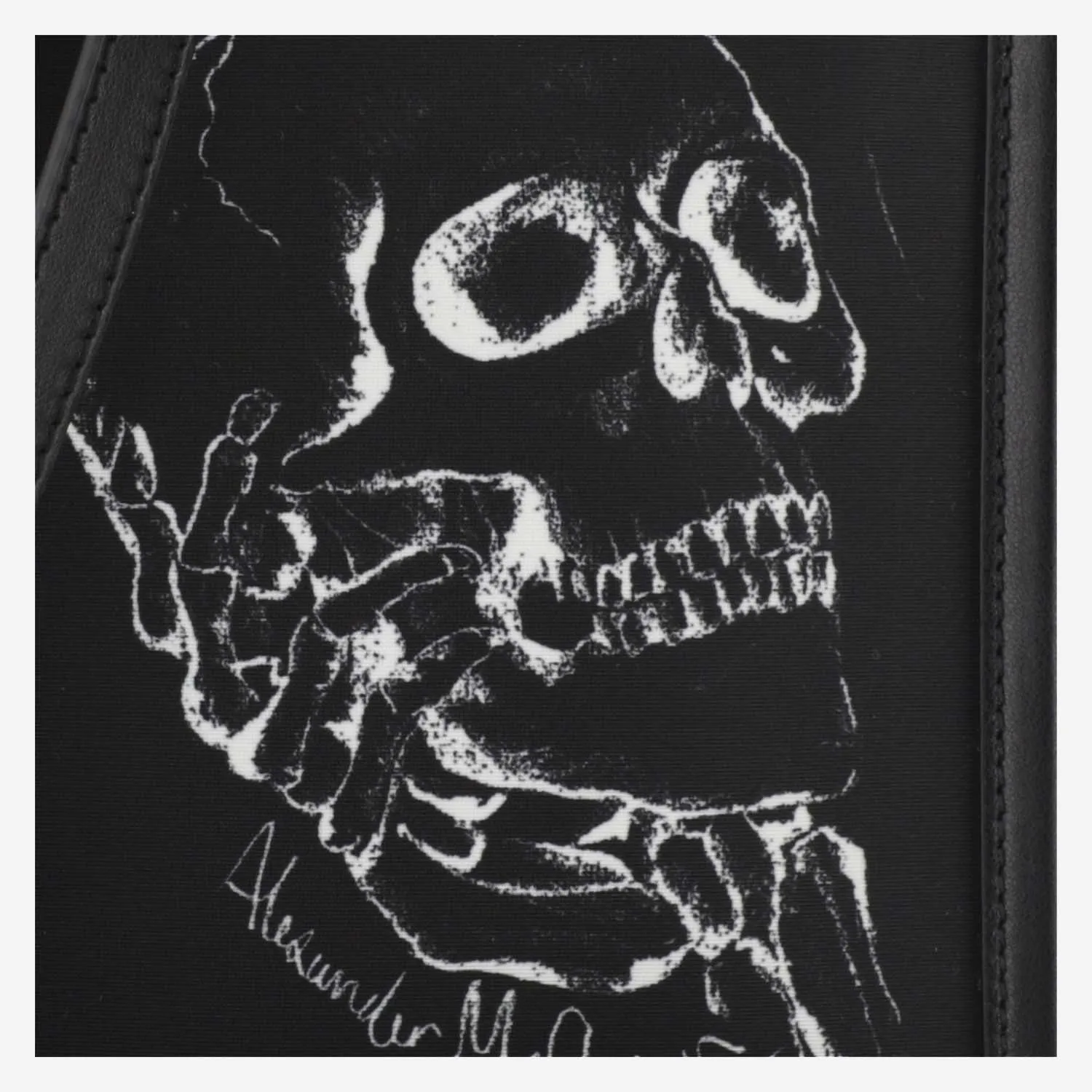 Alexander McQueen Skull Logo Printed Shoulder Bag