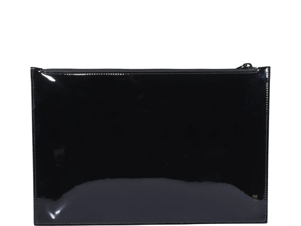 Alexander McQueen Wave Detailed Zipped Pouch