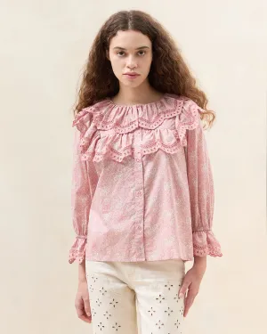 Alma Broderie Blouse