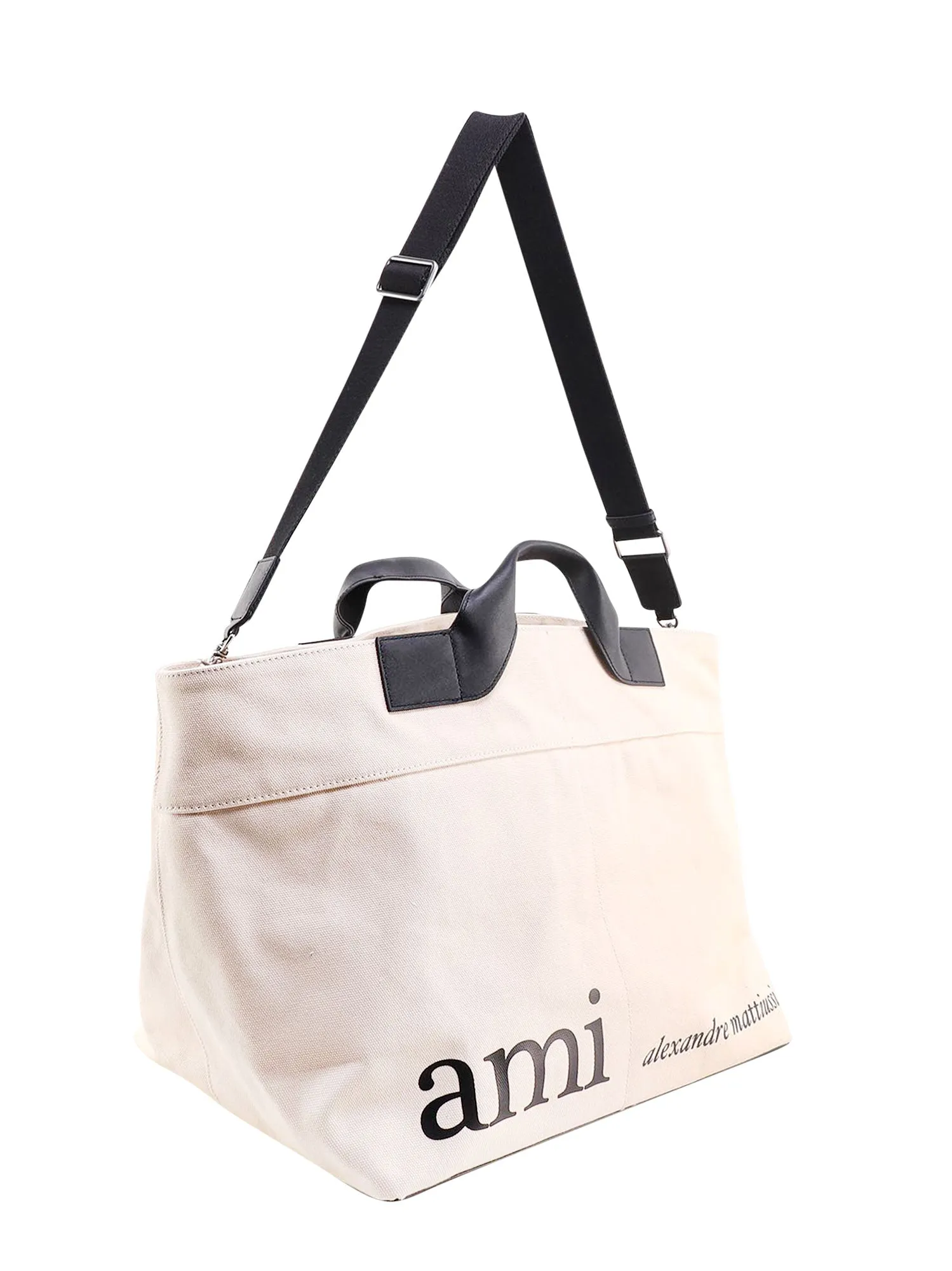 AMI Logo Printed Tote Bag