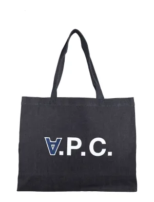 A.P.C. Daniela Denim Tote Bag