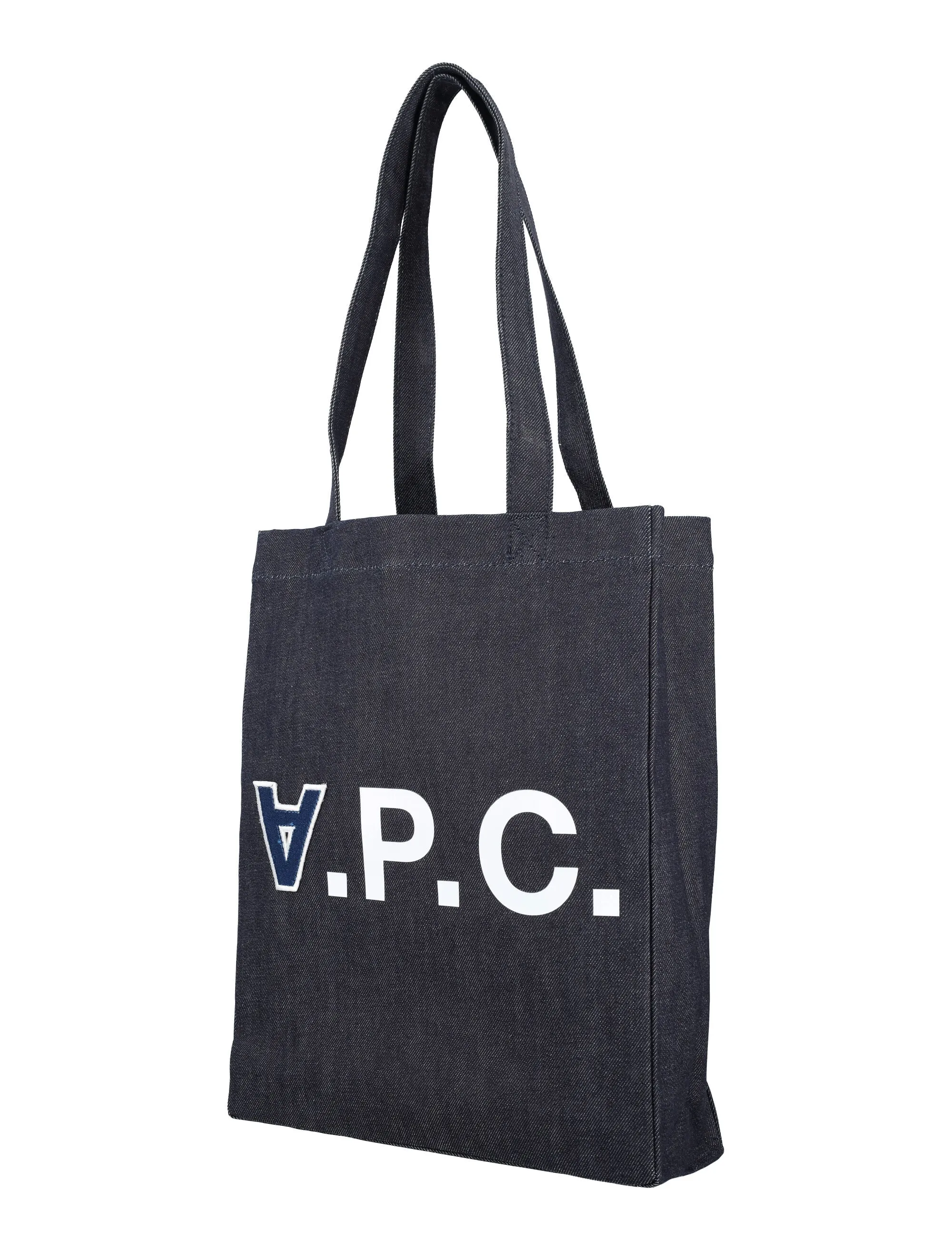 A.P.C. Guitare Poignard Logo Printed Tote Bag