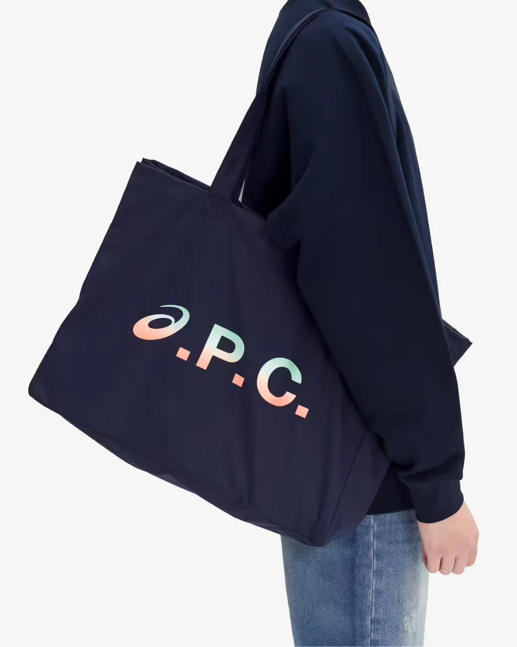 A.P.C. x ASICS Diane Shopping Bag Dark Navy Blue