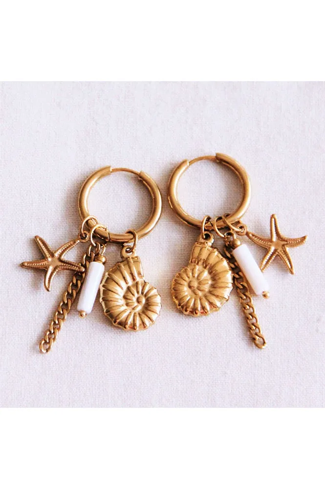 Bazou Shell Earrings