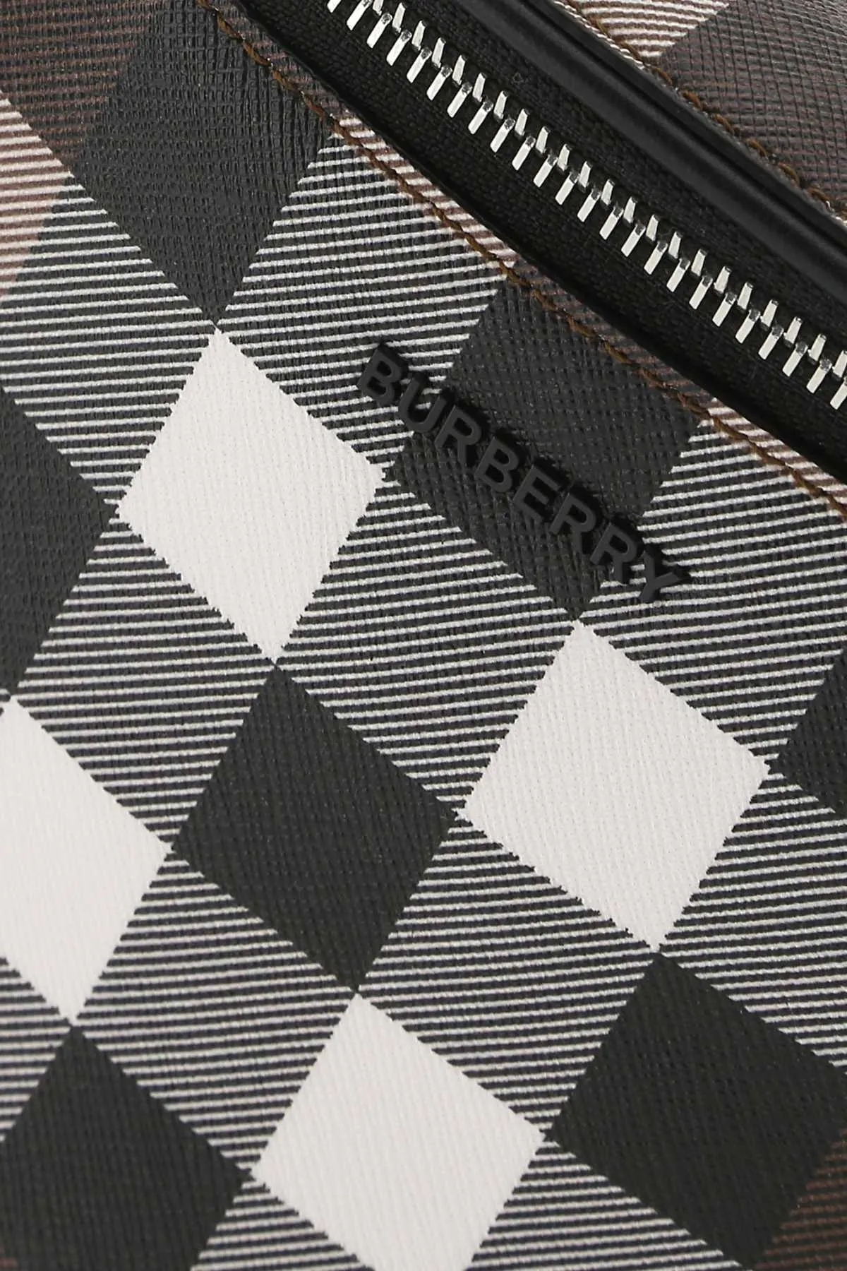Burberry Checked Logo Plaque Belt Bag