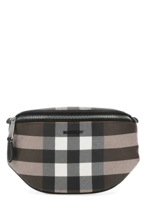 Burberry Checked Logo Plaque Belt Bag