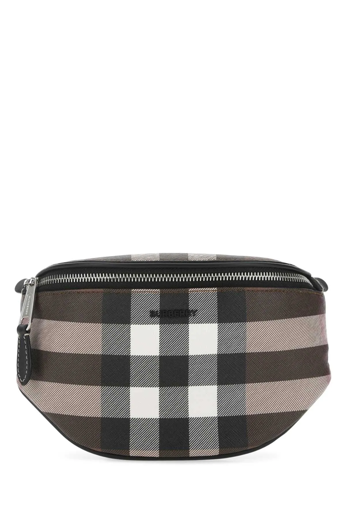 Burberry Checked Logo Plaque Belt Bag
