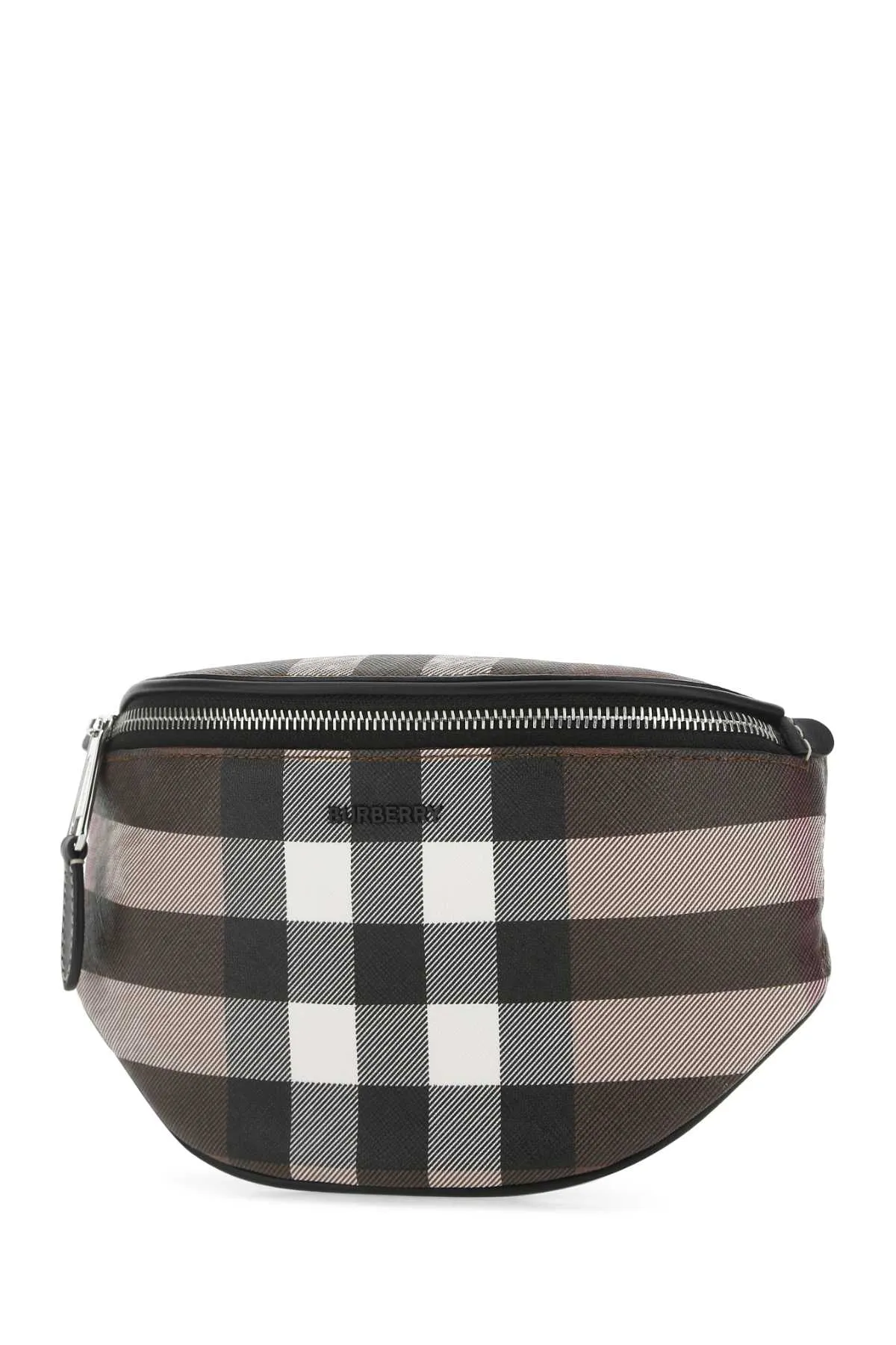 Burberry Checked Logo Plaque Belt Bag