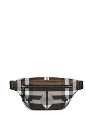 Burberry Geometric Check Bum Bag