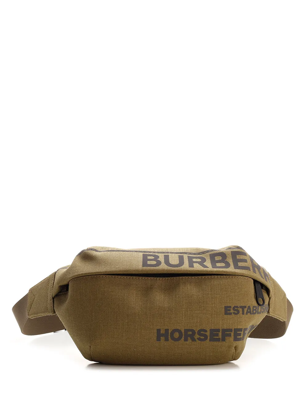 Burberry Horseferry Logo Printed Zipped Belt Bag