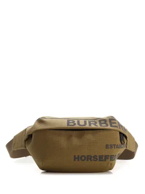 Burberry Horseferry Logo Printed Zipped Belt Bag