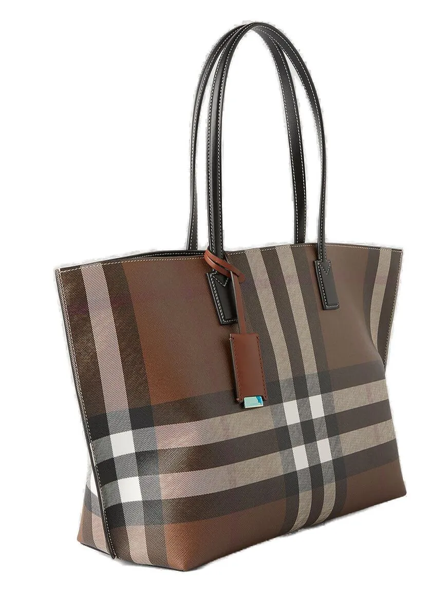 Burberry Medium Check Tote Bag