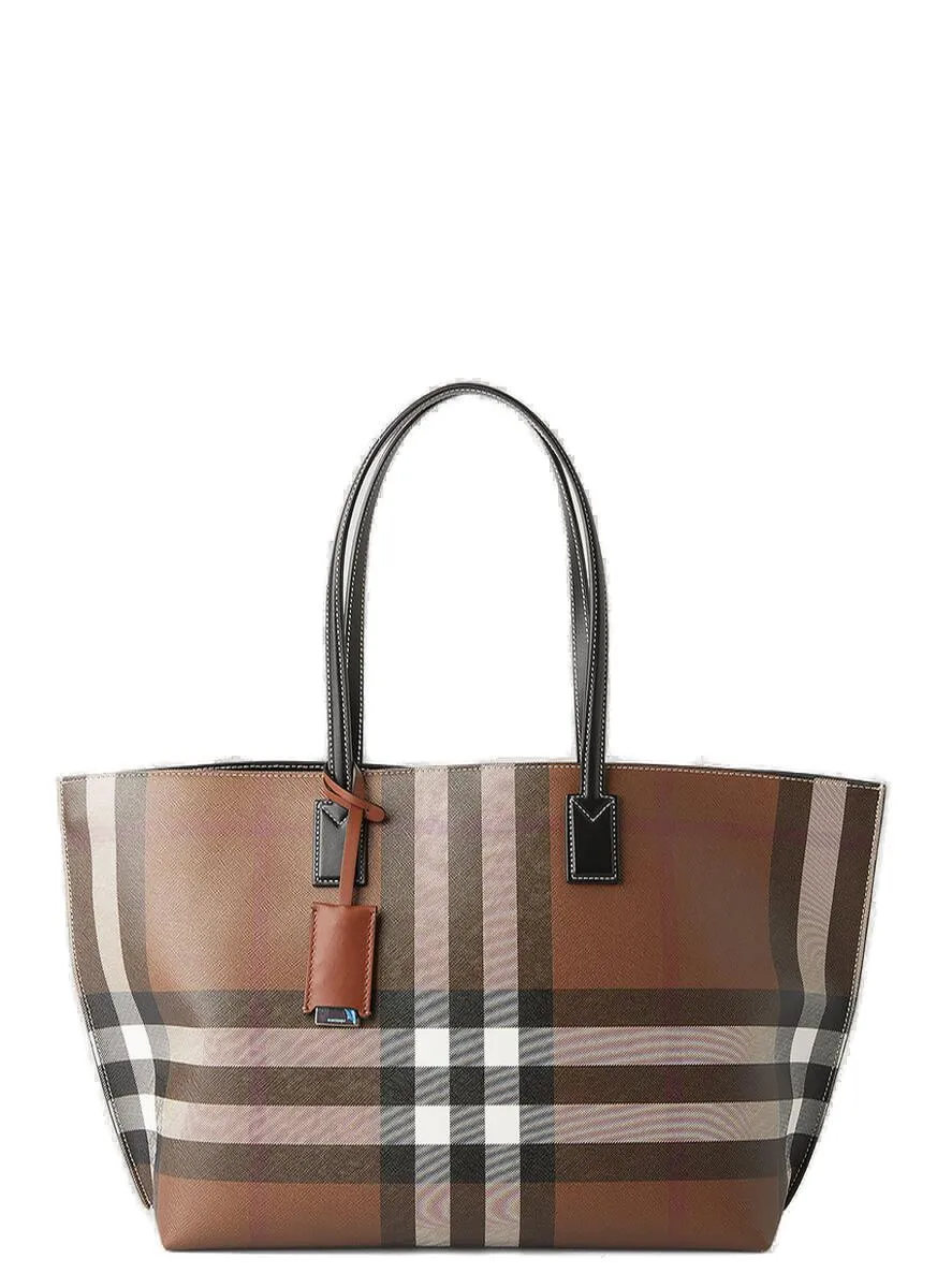 Burberry Medium Check Tote Bag