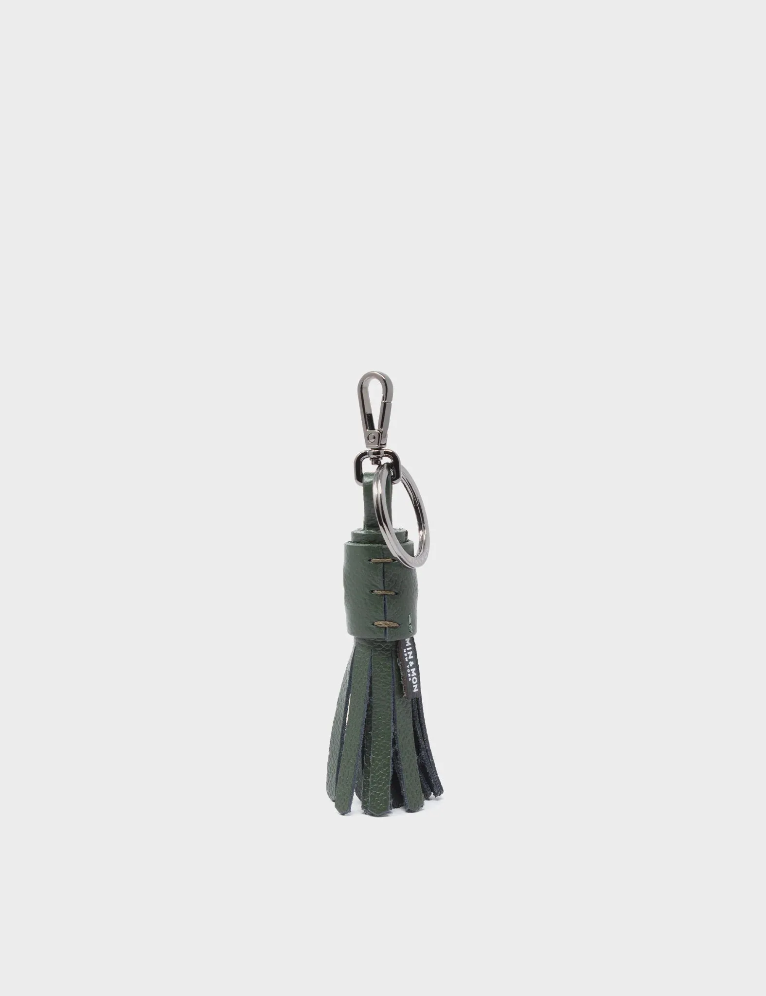 Callie Marie Hue Charm - Green Leather Keychain