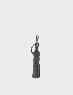 Callie Marie Hue Charm - Green Leather Keychain
