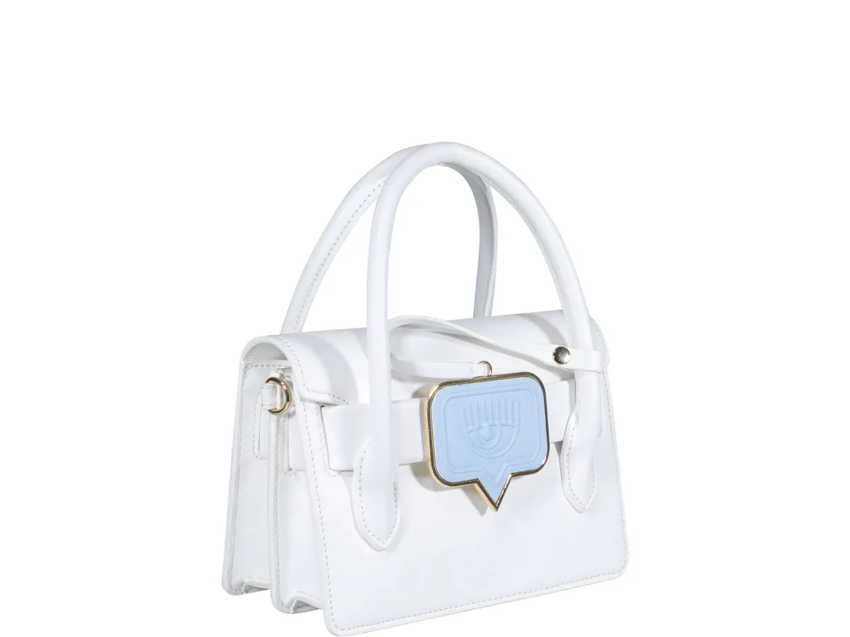 Chiara Ferragni Eye-Plaque Top Handle Bag