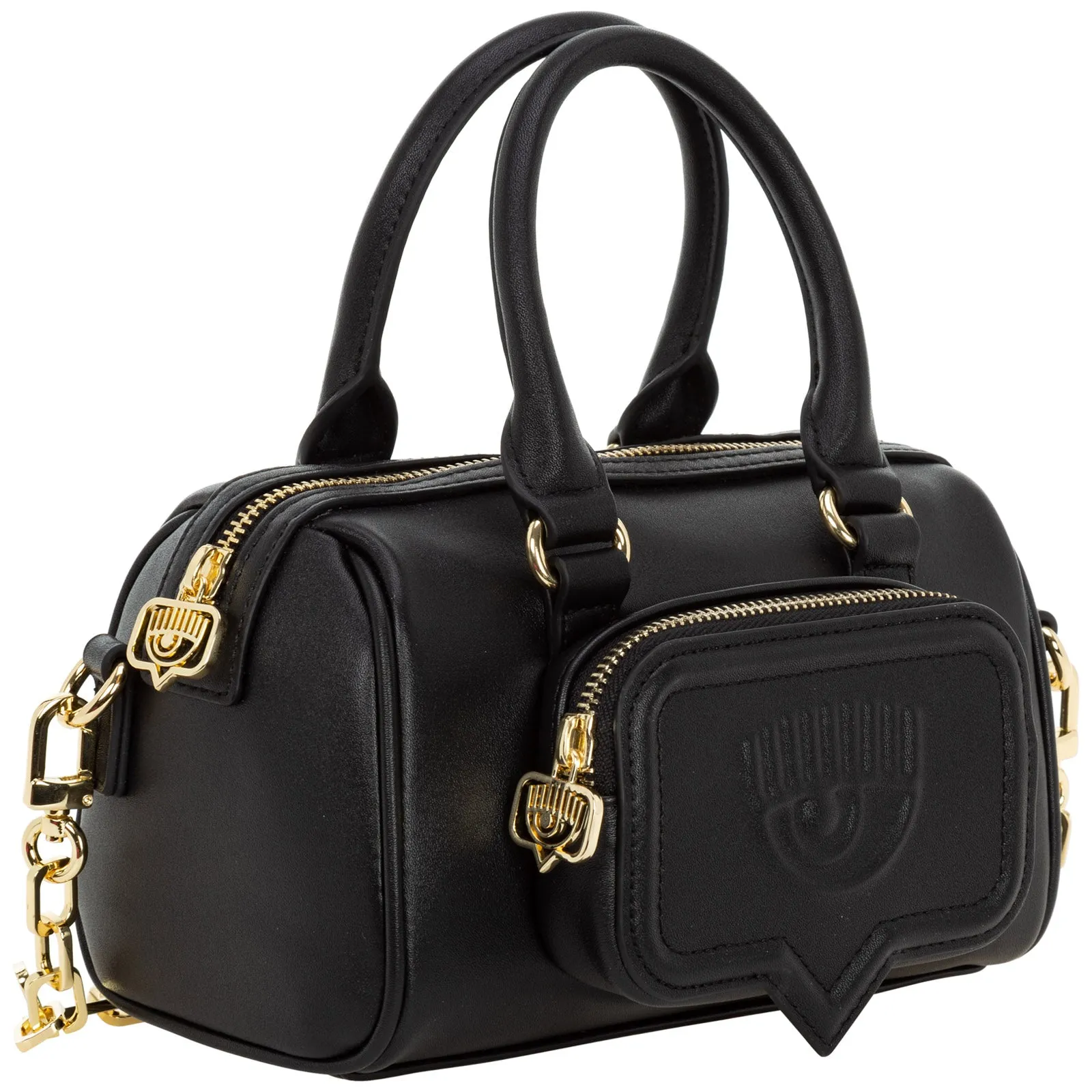 Chiara Ferragni Eyelike Embossed Small Tote Bag