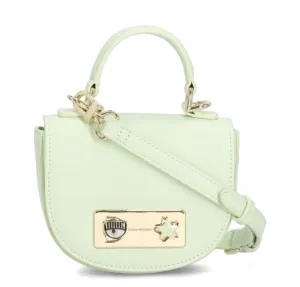 Chiara Ferragni Eyelike Plaque Top Handle Bag