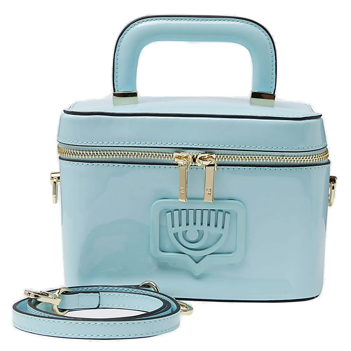 Chiara Ferragni Logo-Plaque Top Handle Bag