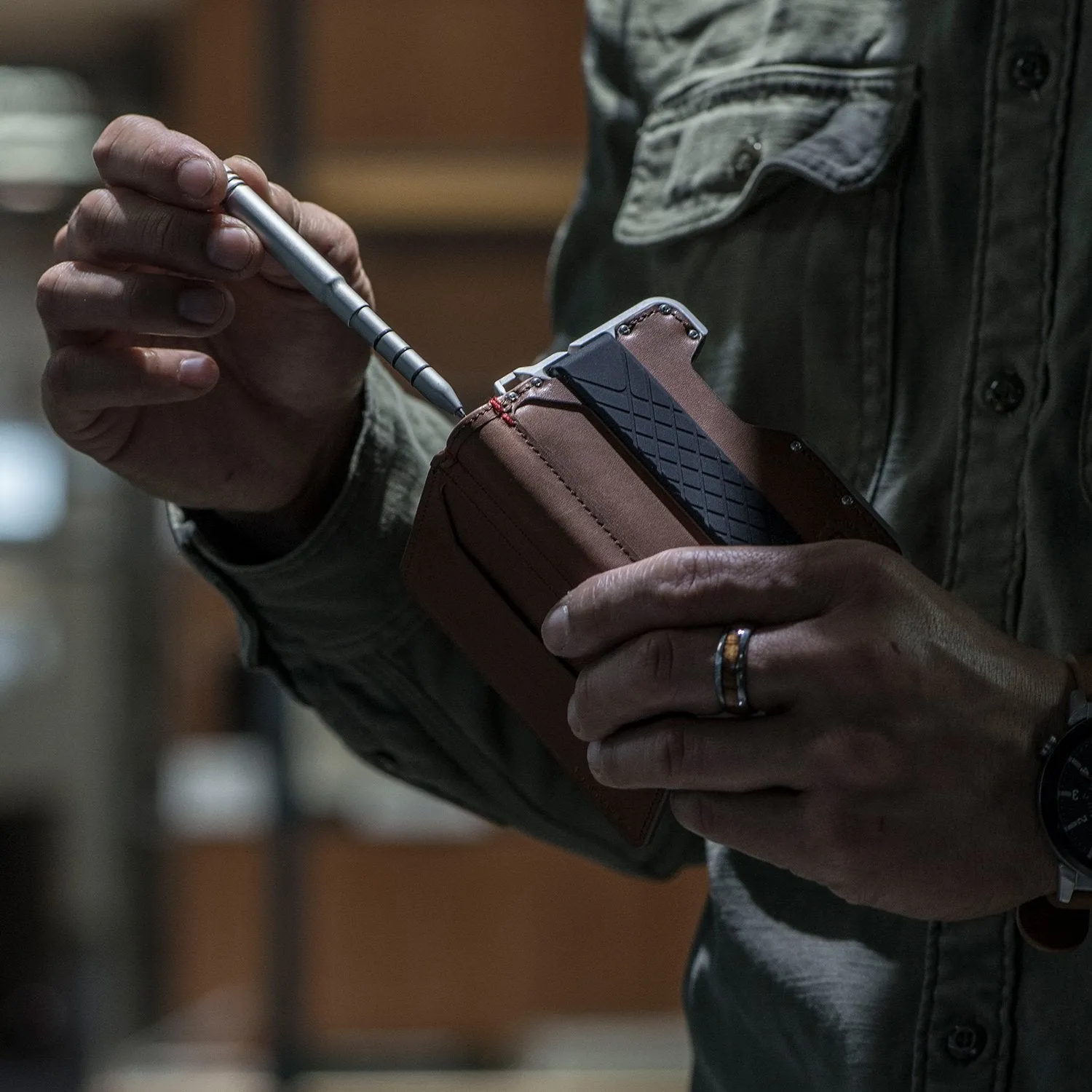 D Series Bifold Pocket with Pen Cavity (Pocket Only)