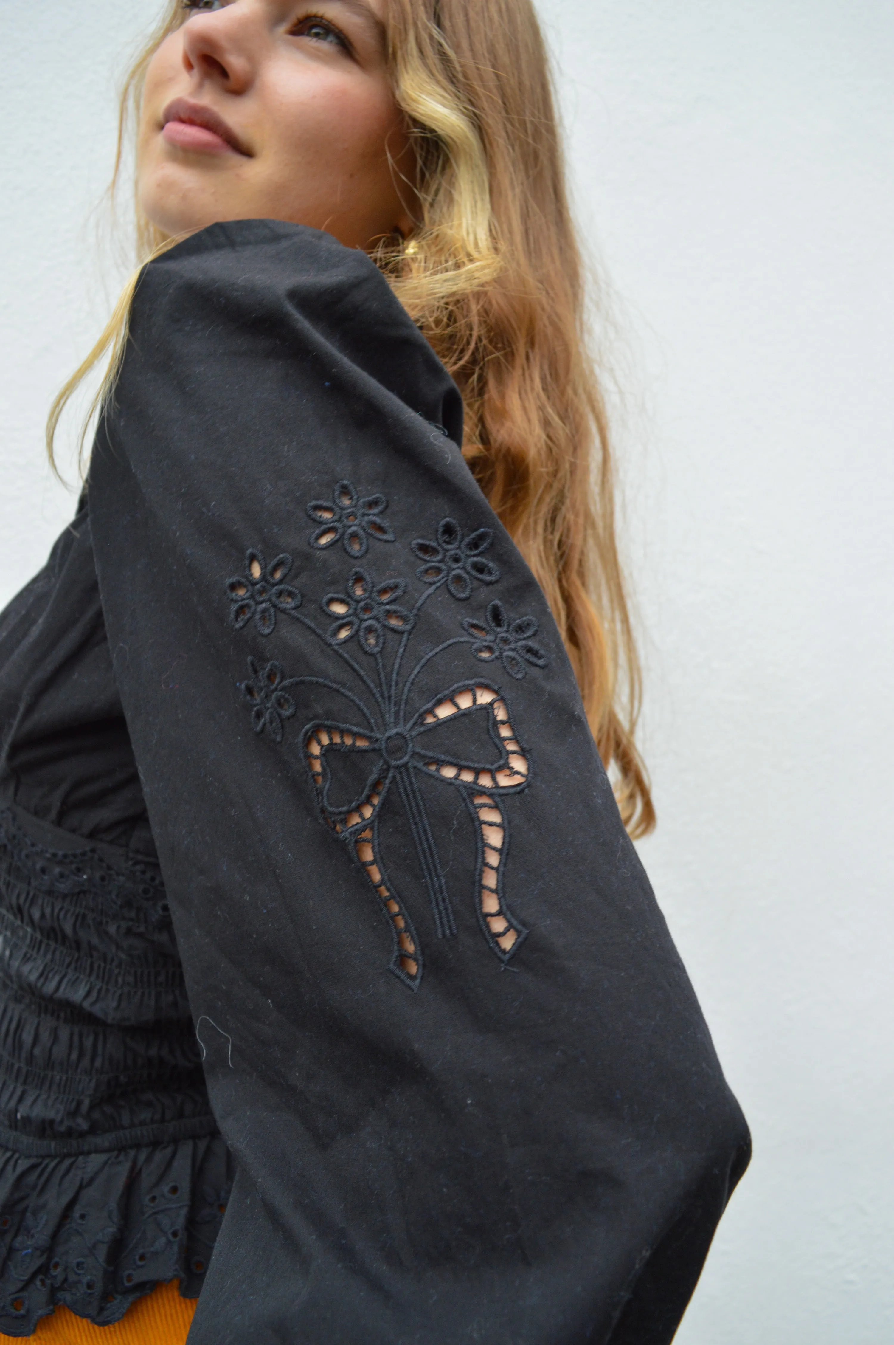 Damson Madder Nola Black Blouse
