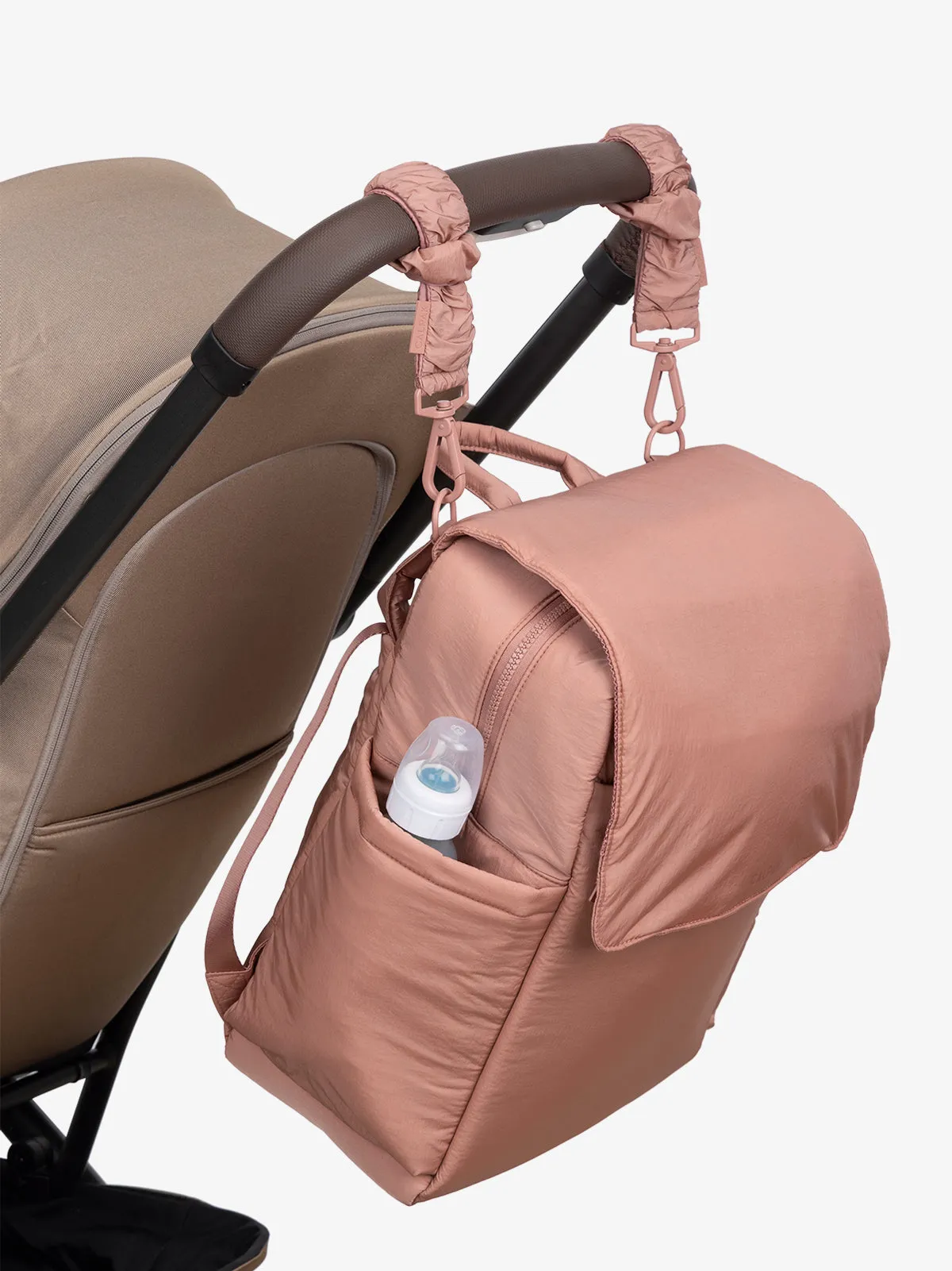 Diaper Backpack with Stroller Straps