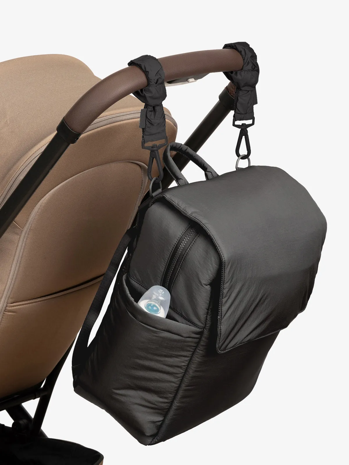 Diaper Backpack with Stroller Straps