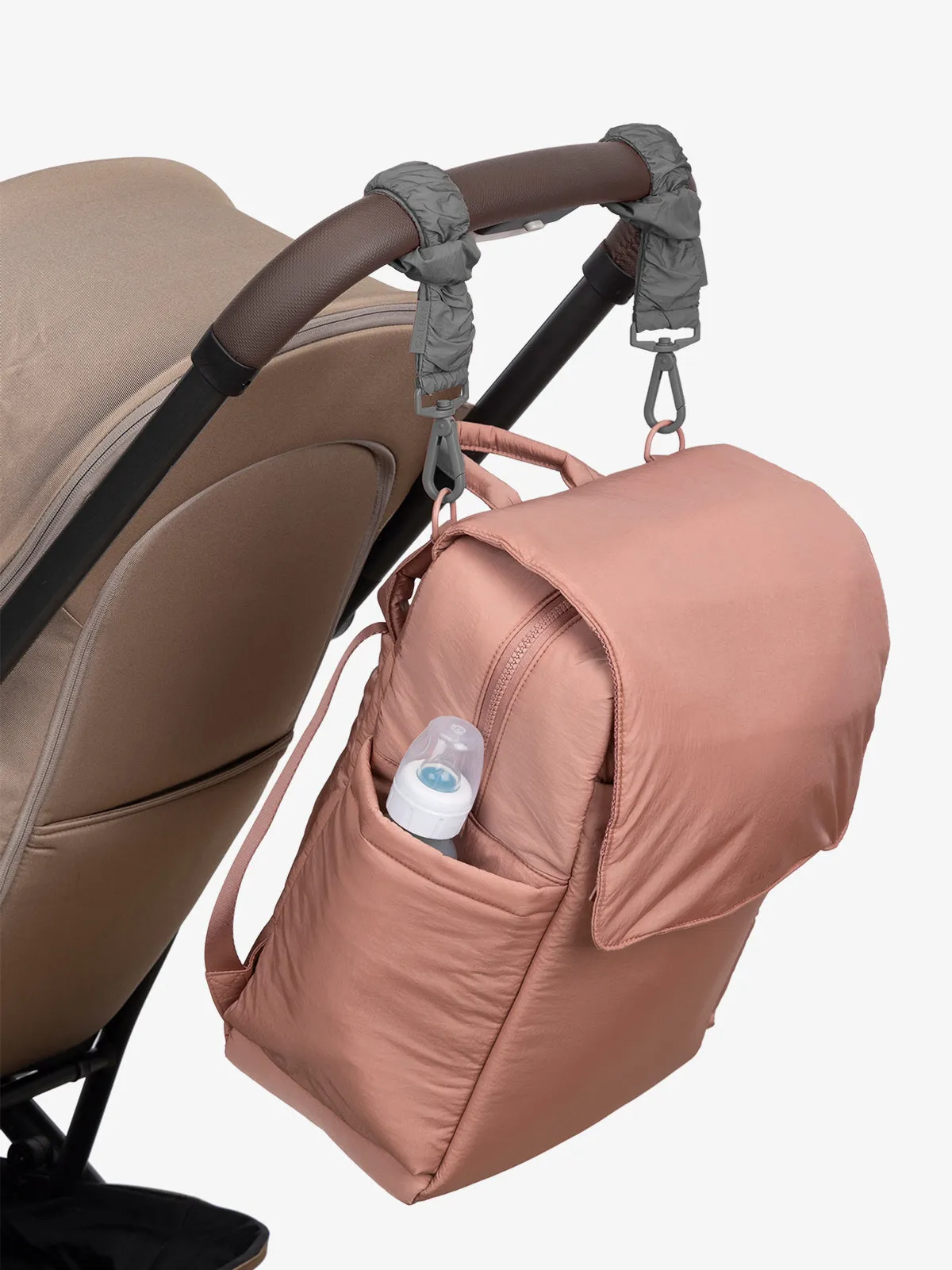 Diaper Backpack with Stroller Straps