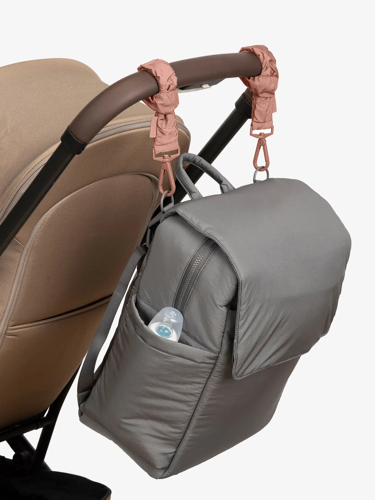 Diaper Backpack with Stroller Straps