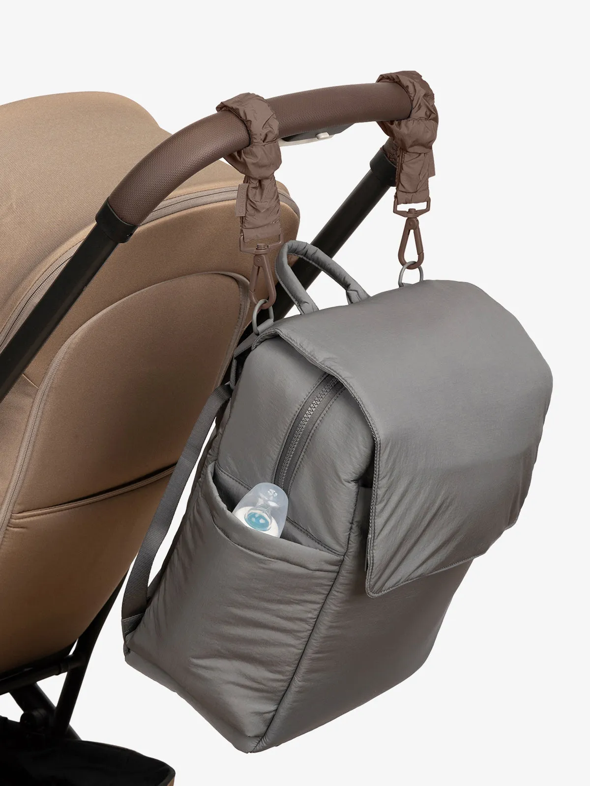 Diaper Backpack with Stroller Straps
