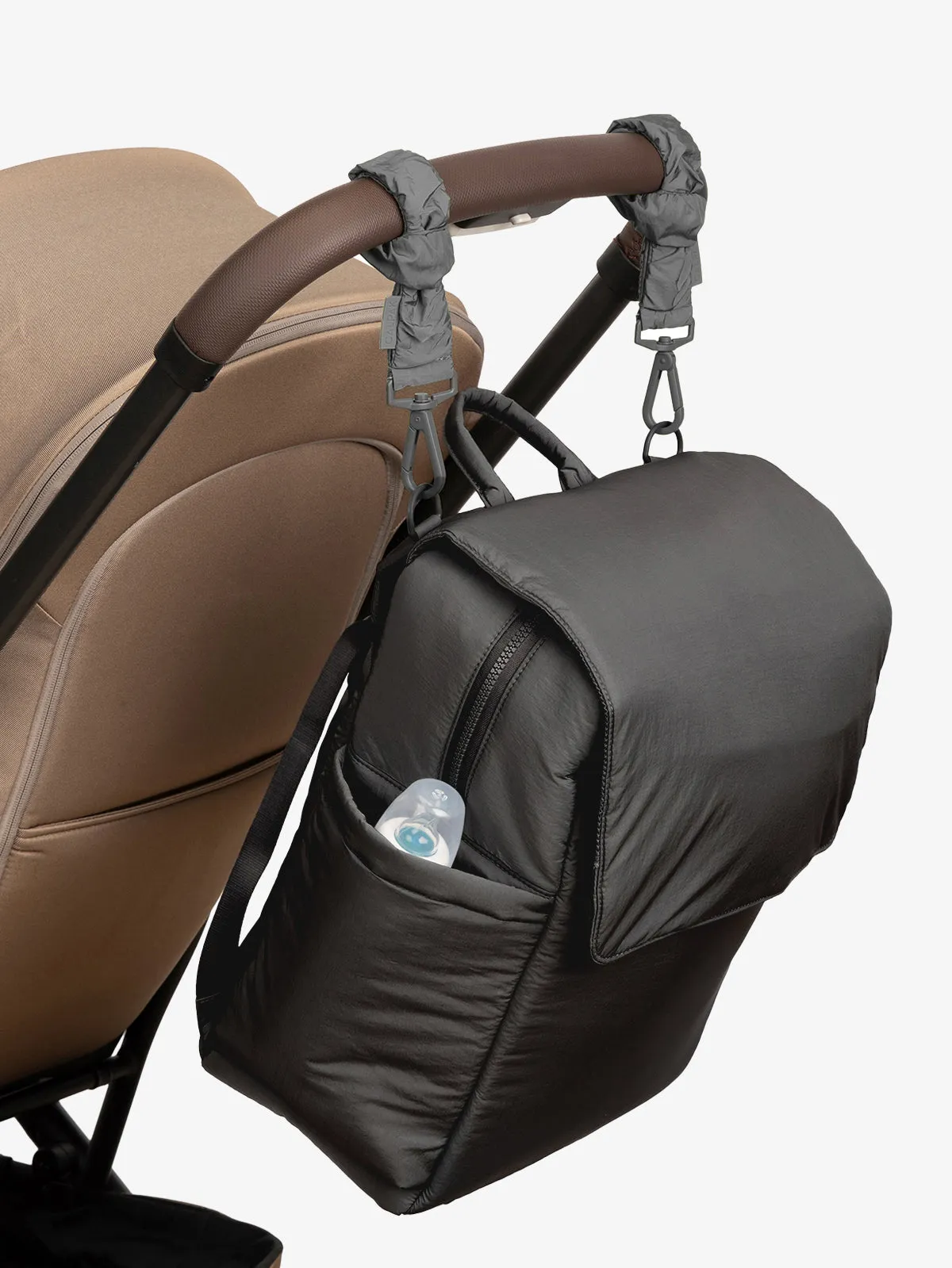 Diaper Backpack with Stroller Straps