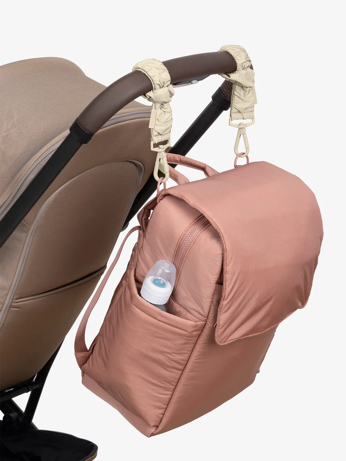 Diaper Backpack with Stroller Straps