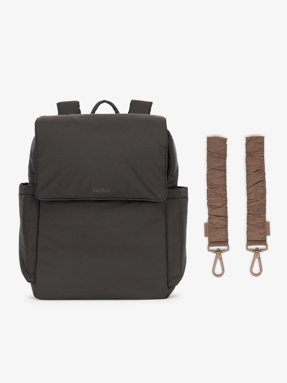 Diaper Backpack with Stroller Straps