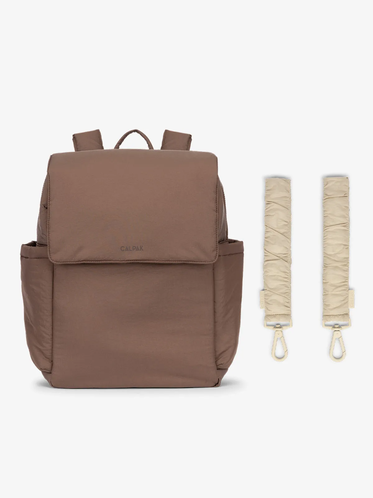 Diaper Backpack with Stroller Straps