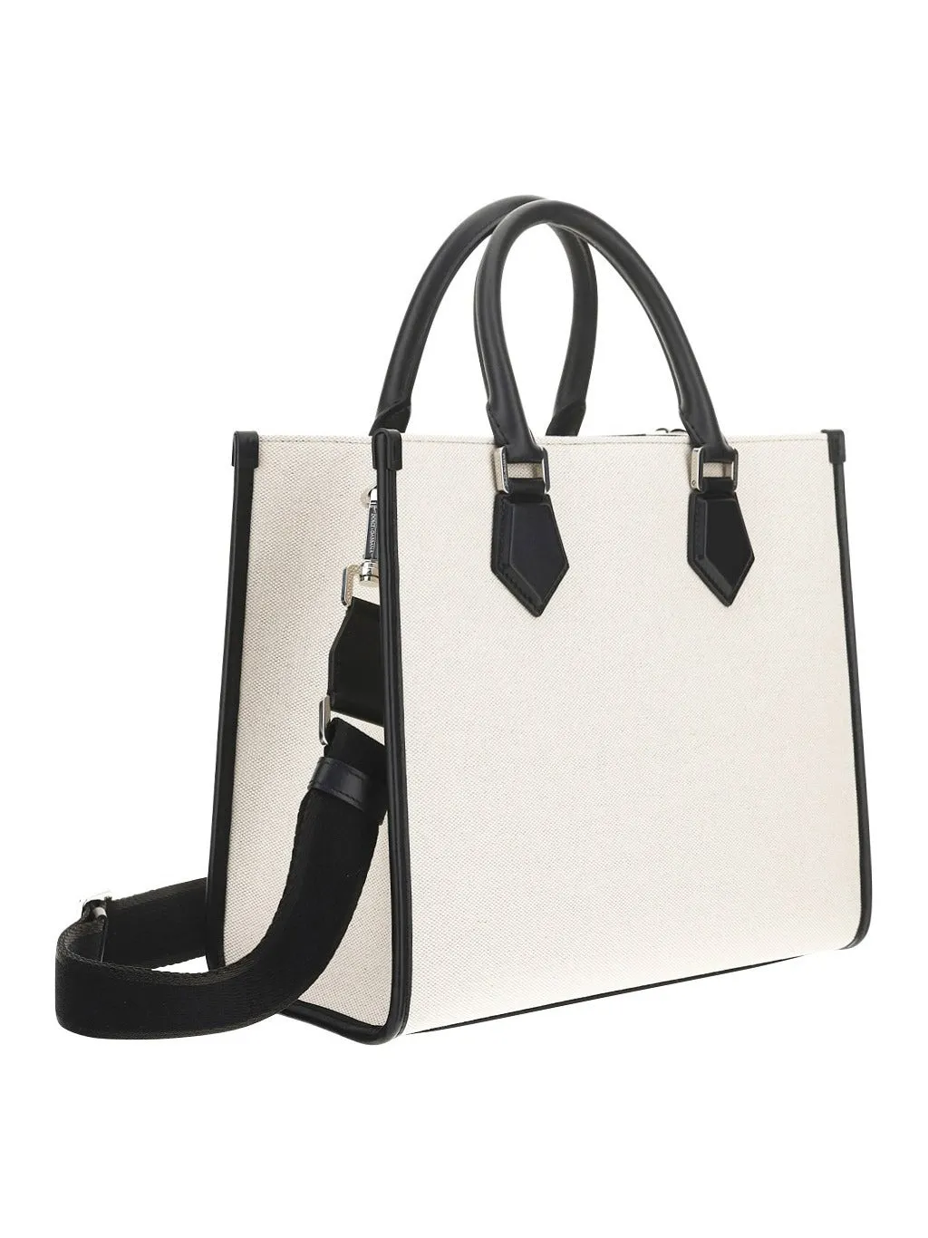 Dolce & Gabbana Logo-Patch Strapped Tote Bag
