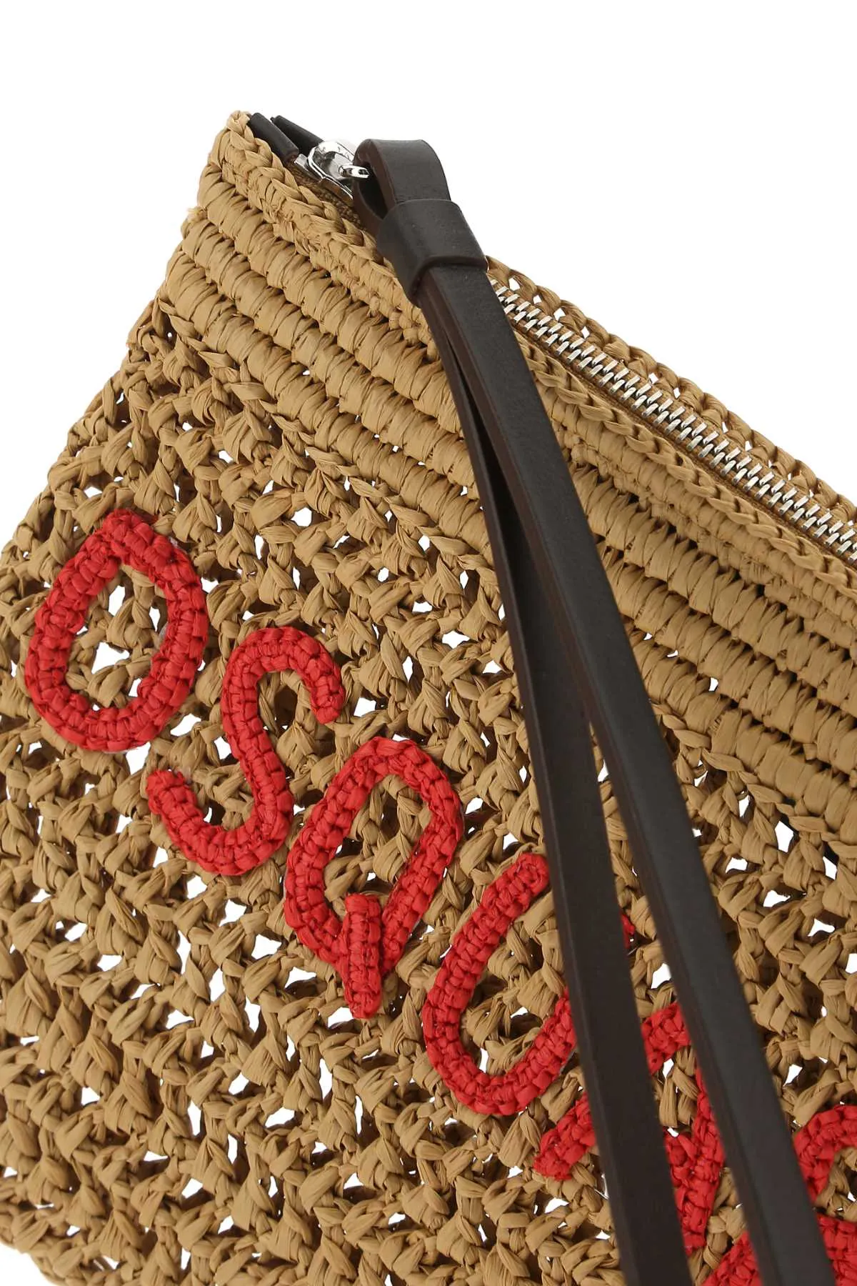 Dsquared2 Logo-Embroidered Zipped Clutch Bag