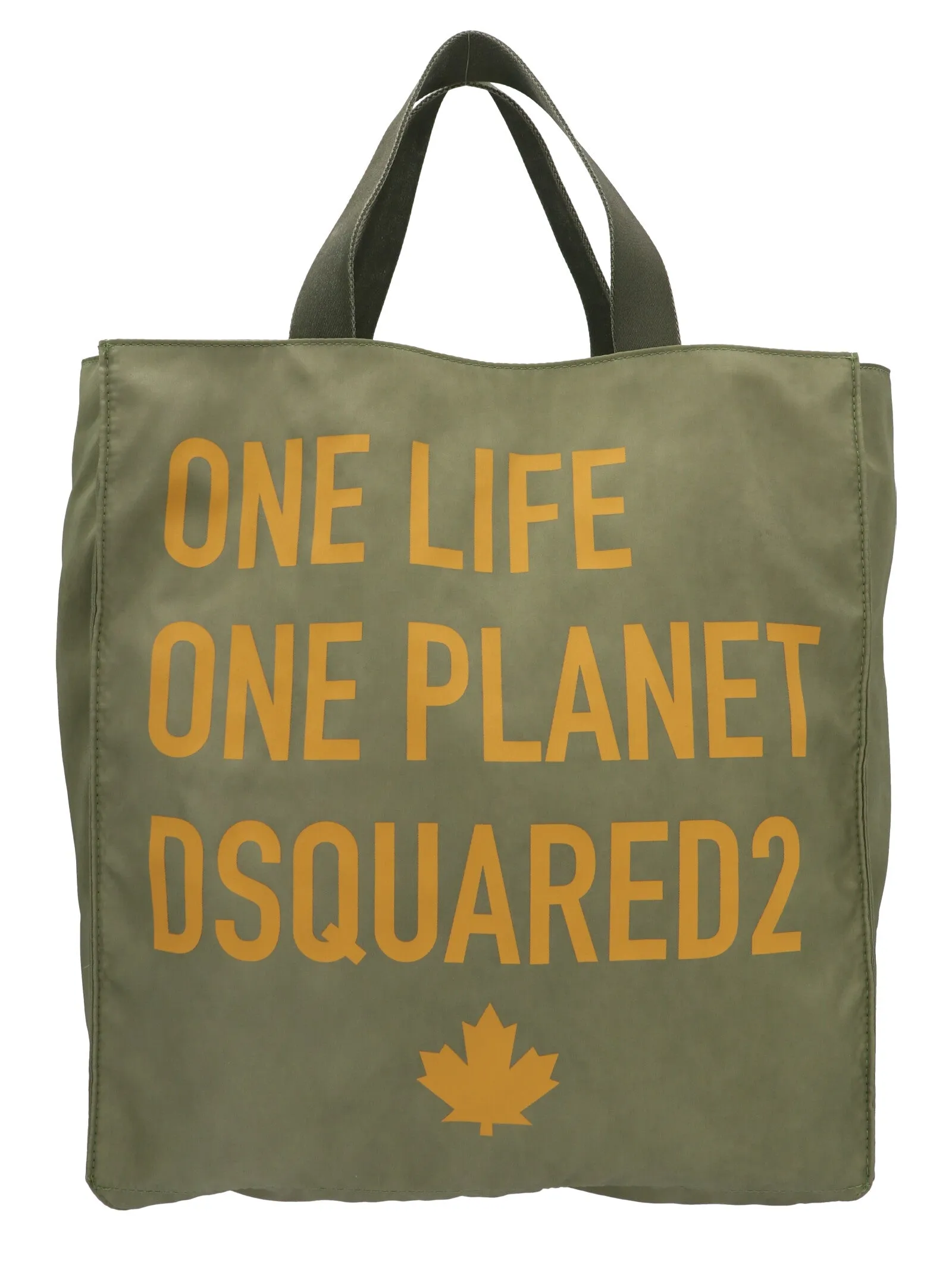 Dsquared2 One Planet Slogan Printed Tote Bag
