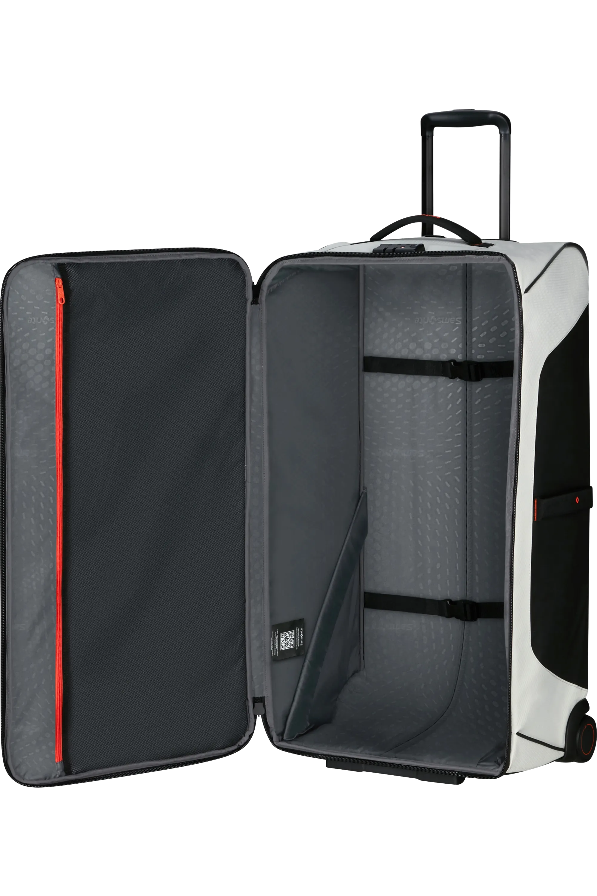 ECODIVER Duffle with wheels 79cm - Cloud White