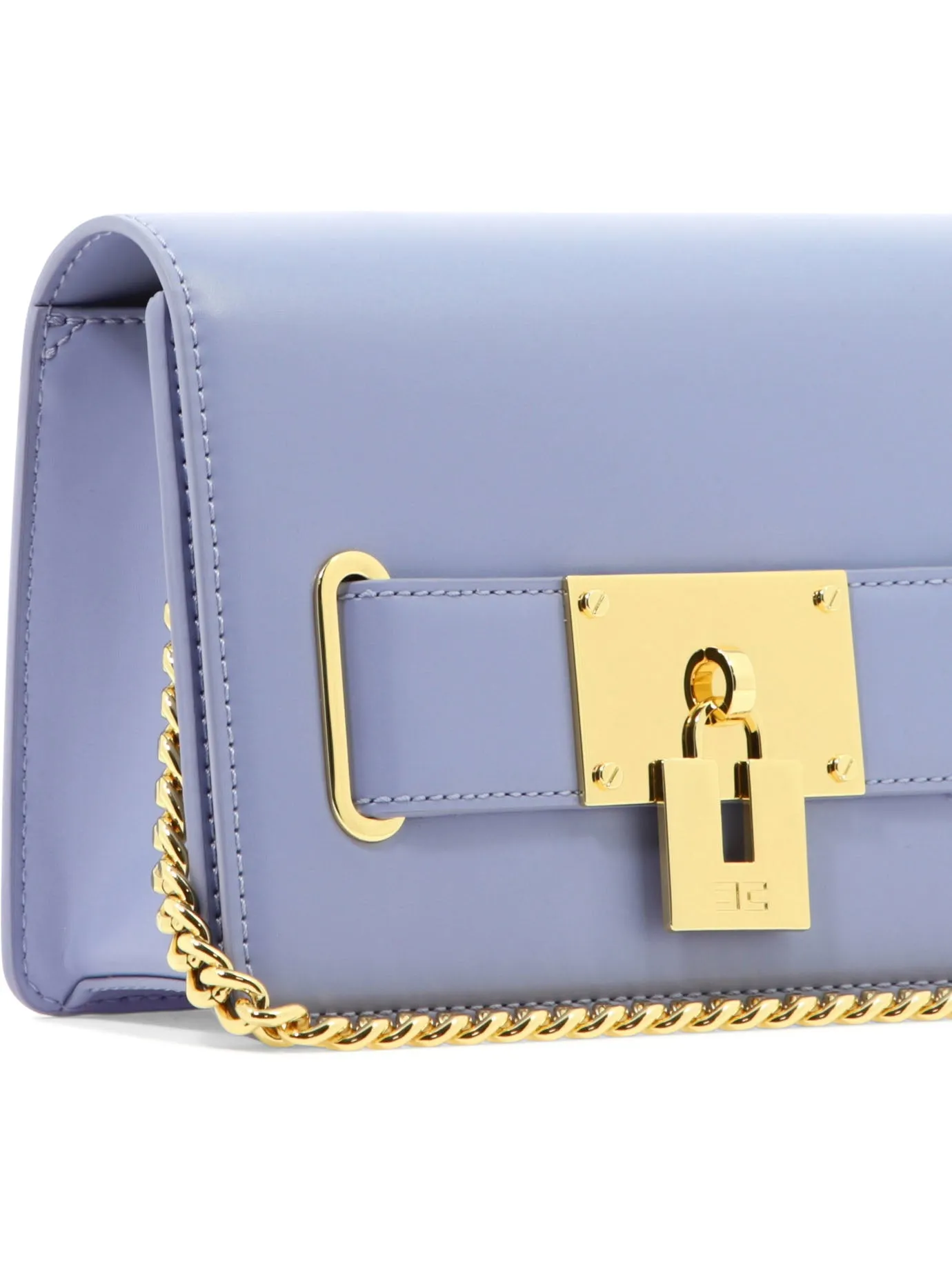 Elisabetta Franchi Padlock-Detailed Shoulder Bag