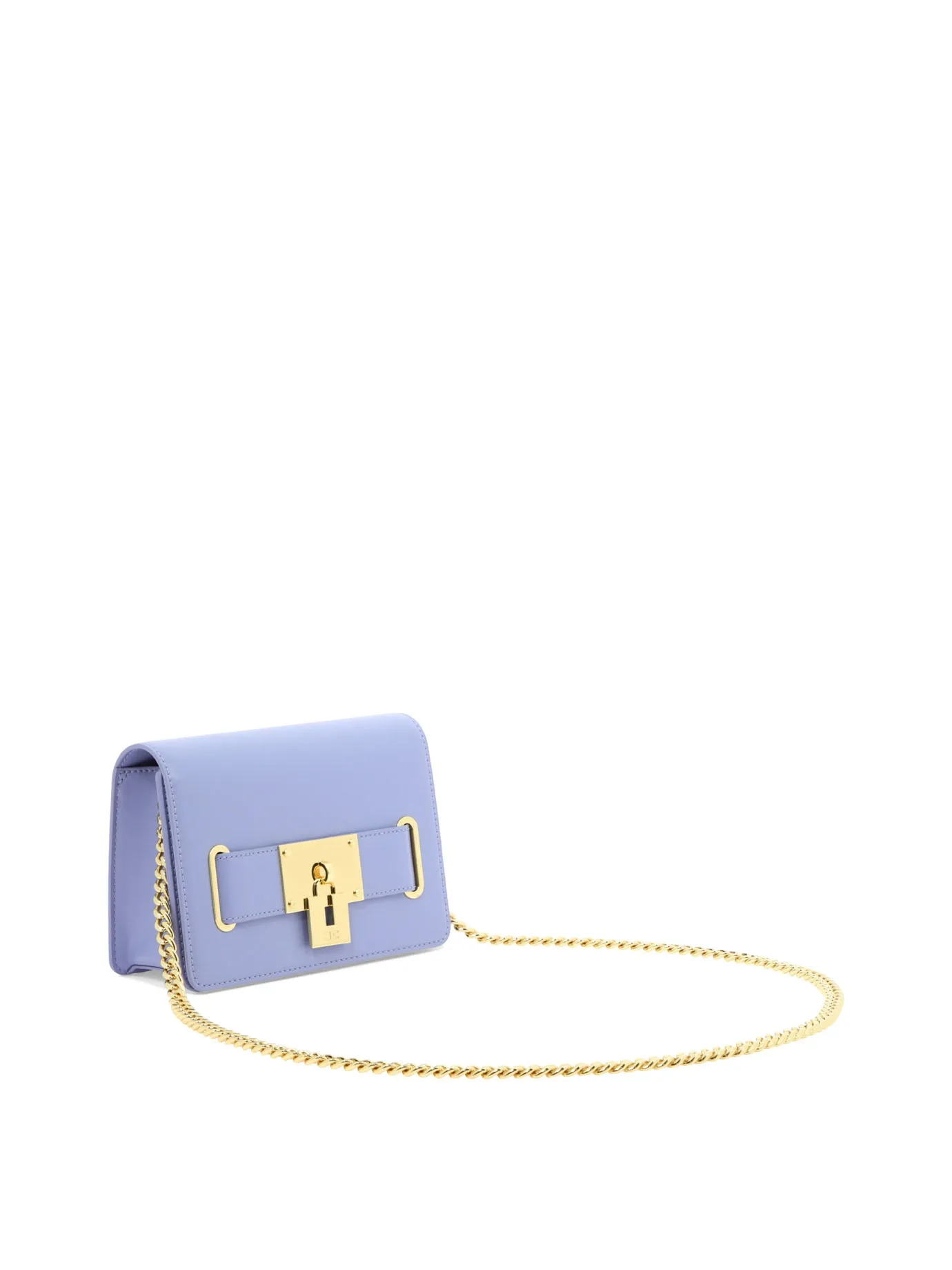 Elisabetta Franchi Padlock-Detailed Shoulder Bag
