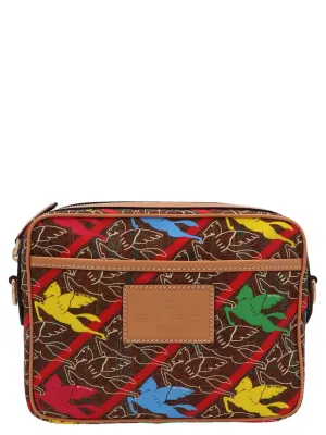 Etro Allover Pegaso Print Logo Patch Shoulder Bag