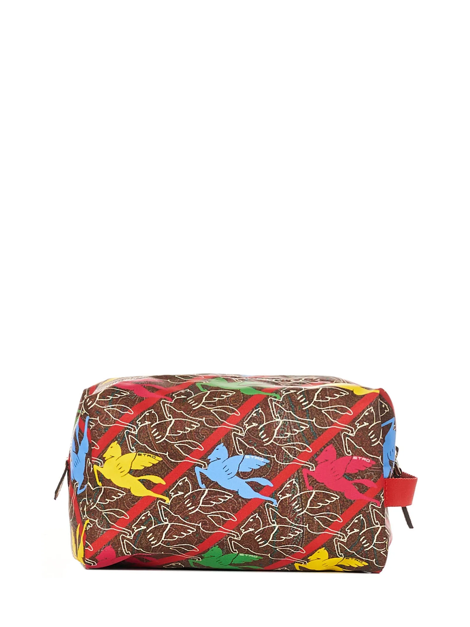 Etro Allover Pegasus Print Wash Bag