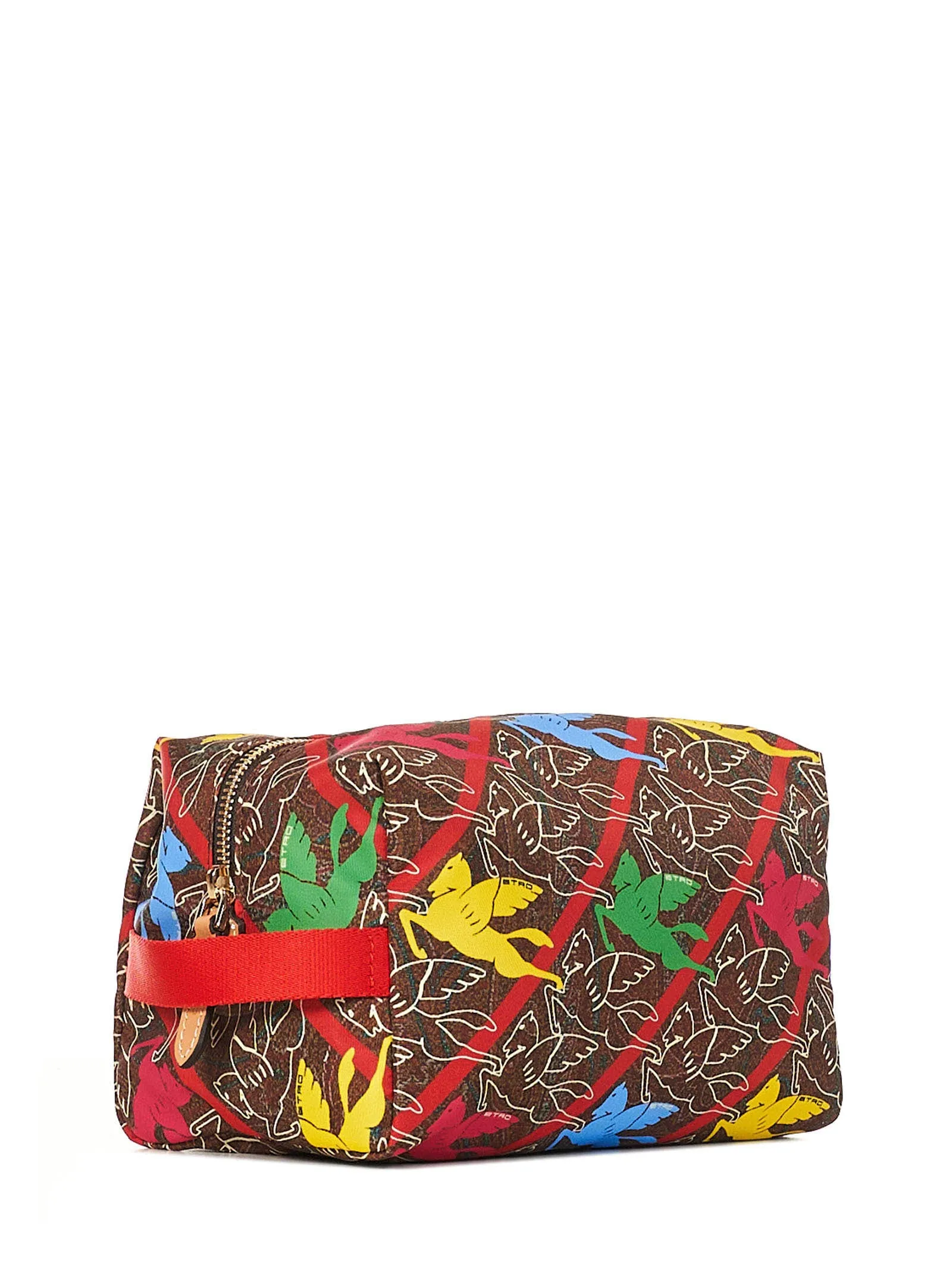 Etro Allover Pegasus Print Wash Bag