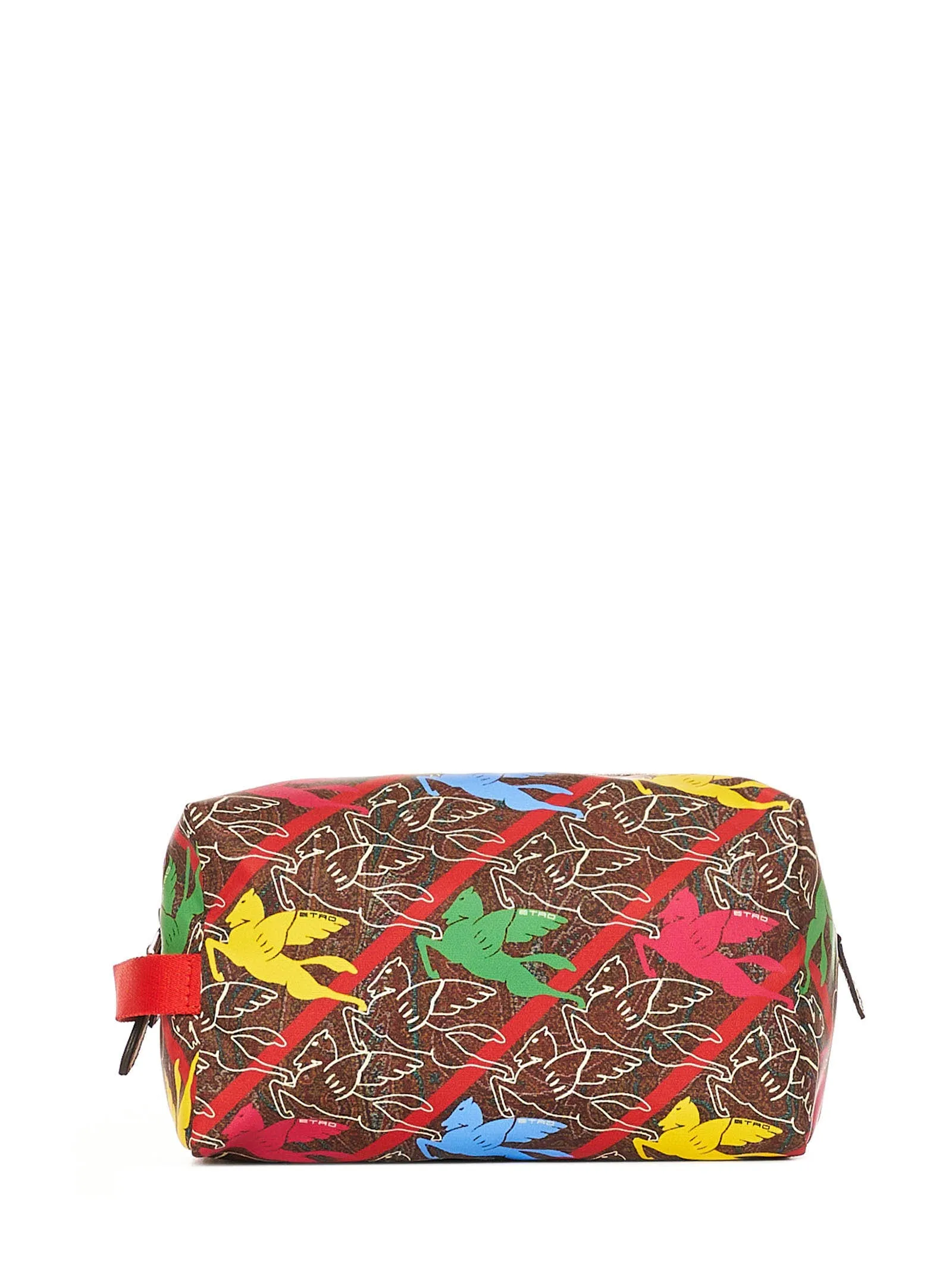 Etro Allover Pegasus Print Wash Bag