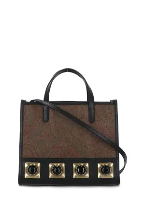 Etro Crown Me Paisley Printed Tote Bag