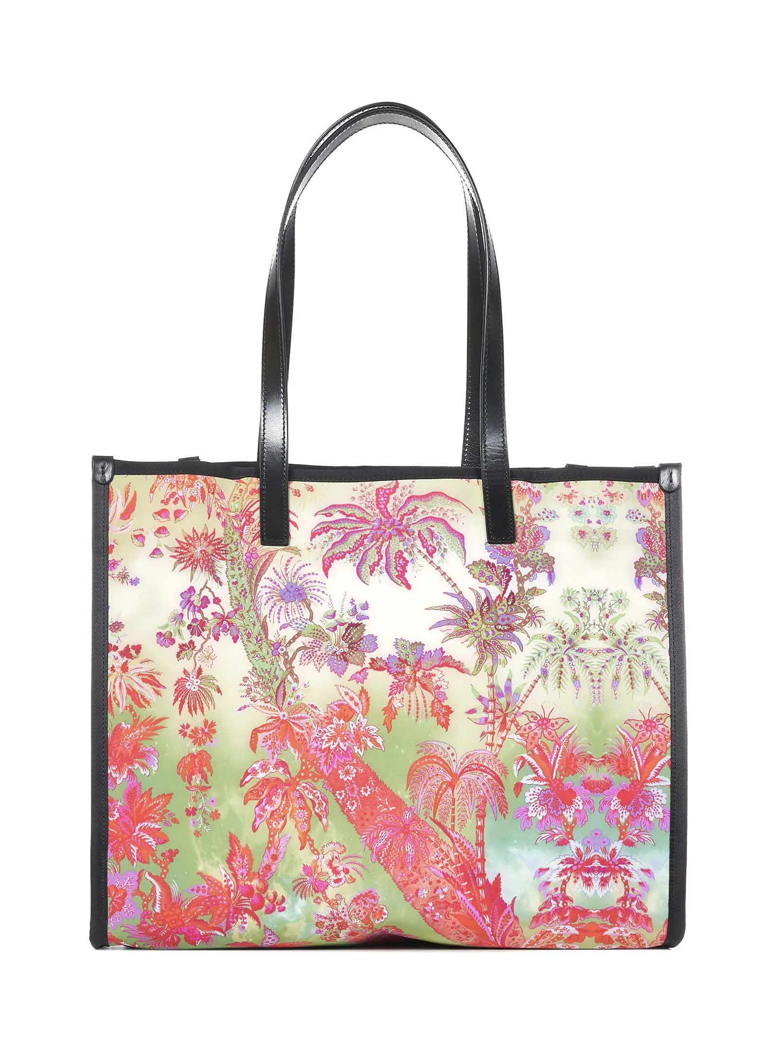 Etro Floral Printed Top Handle Bag