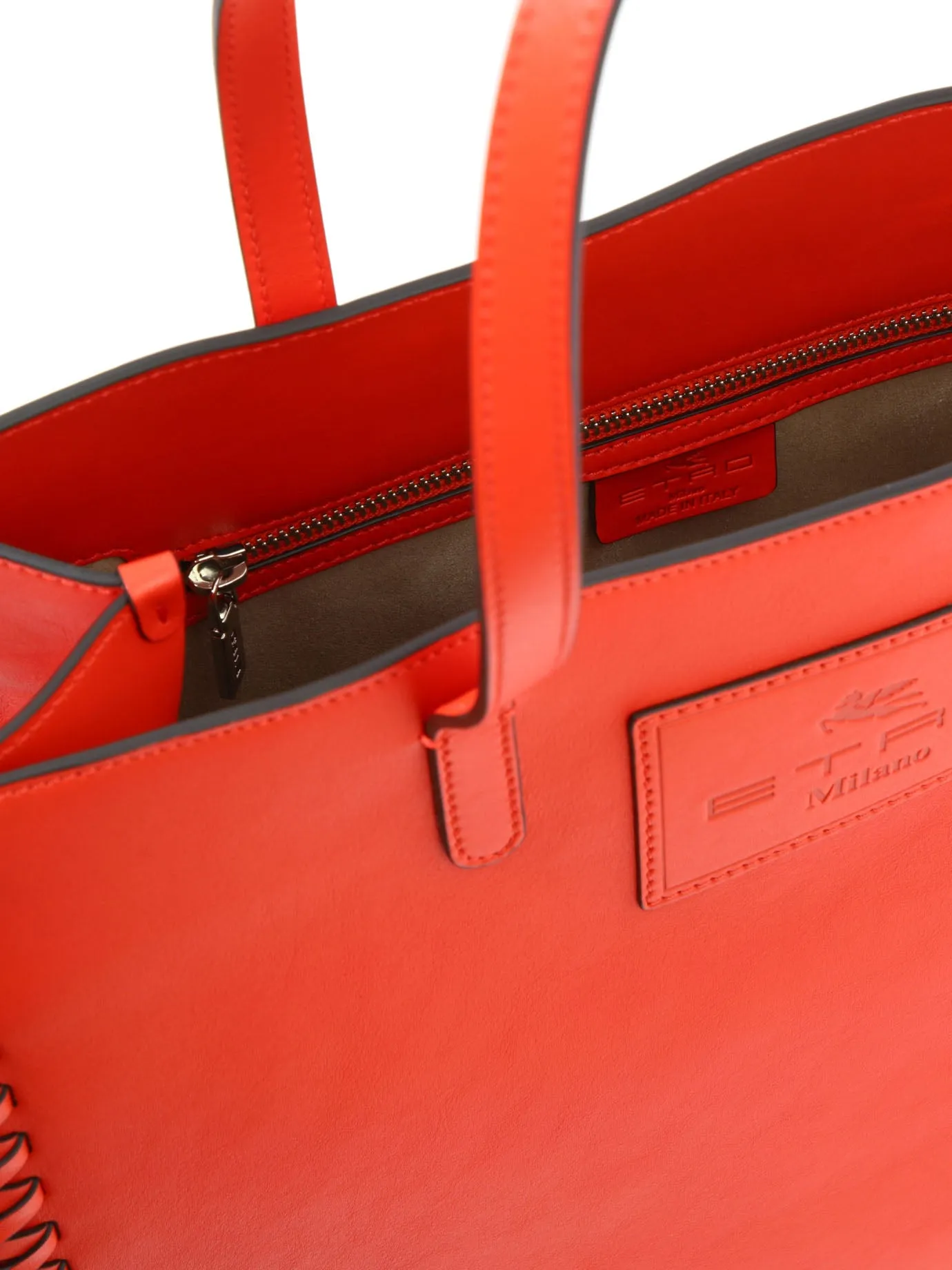 Etro Logo Debossed Tote Bag