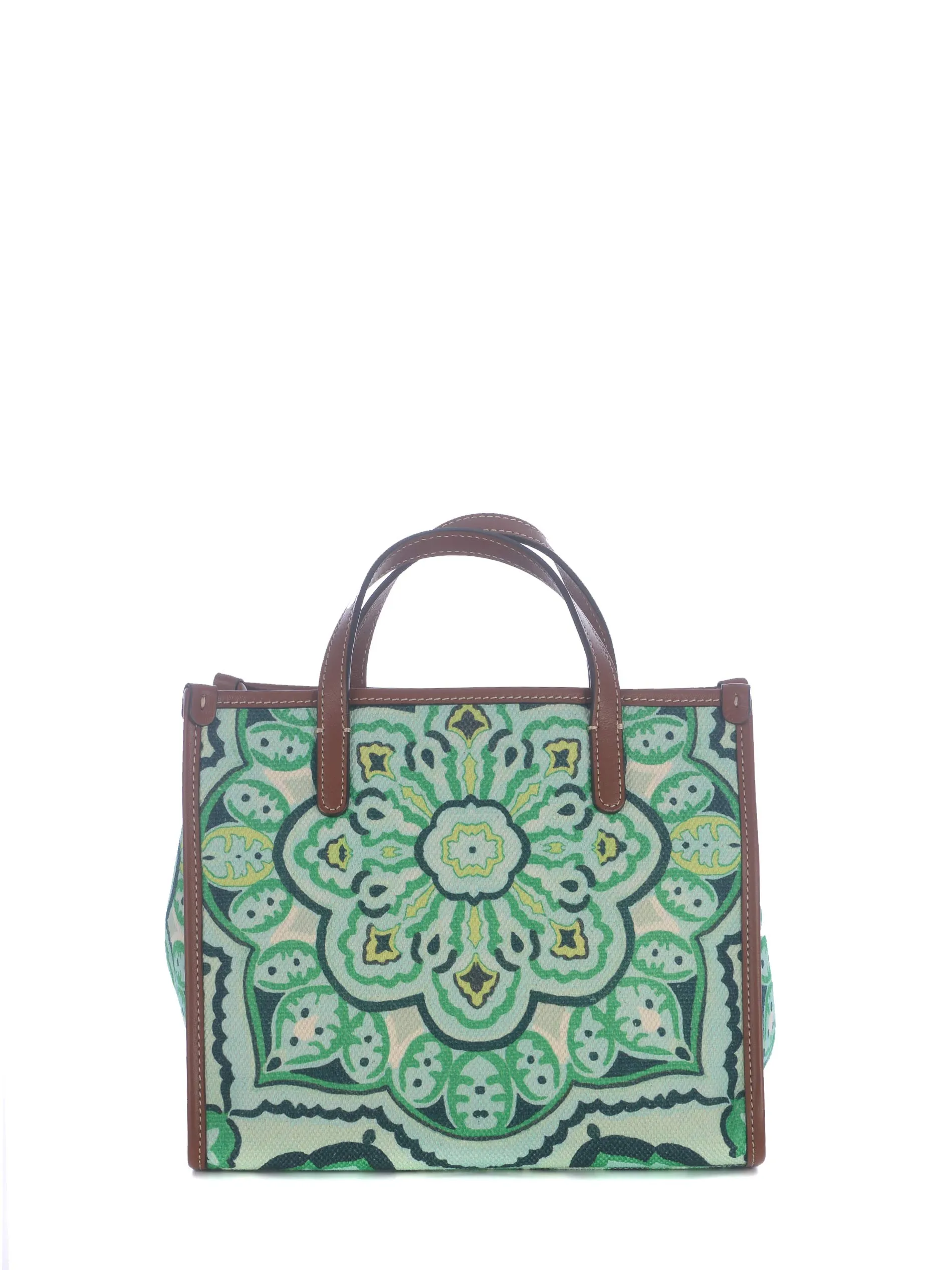 Etro Logo Patch Paisley Printed Tote Bag