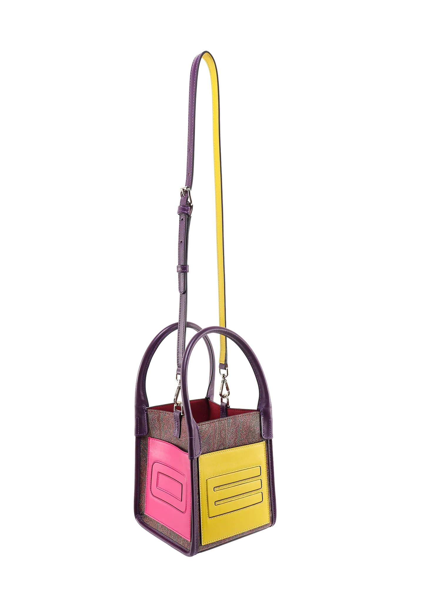 Etro Paisley Printed Cube Tote Bag
