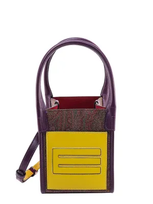 Etro Paisley Printed Cube Tote Bag